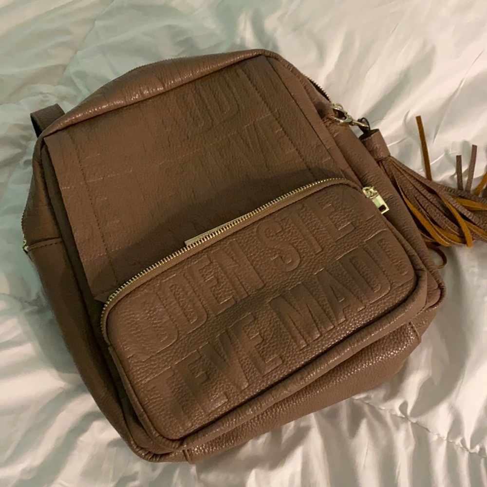 Barely used Steve Madden brown mini backpack.